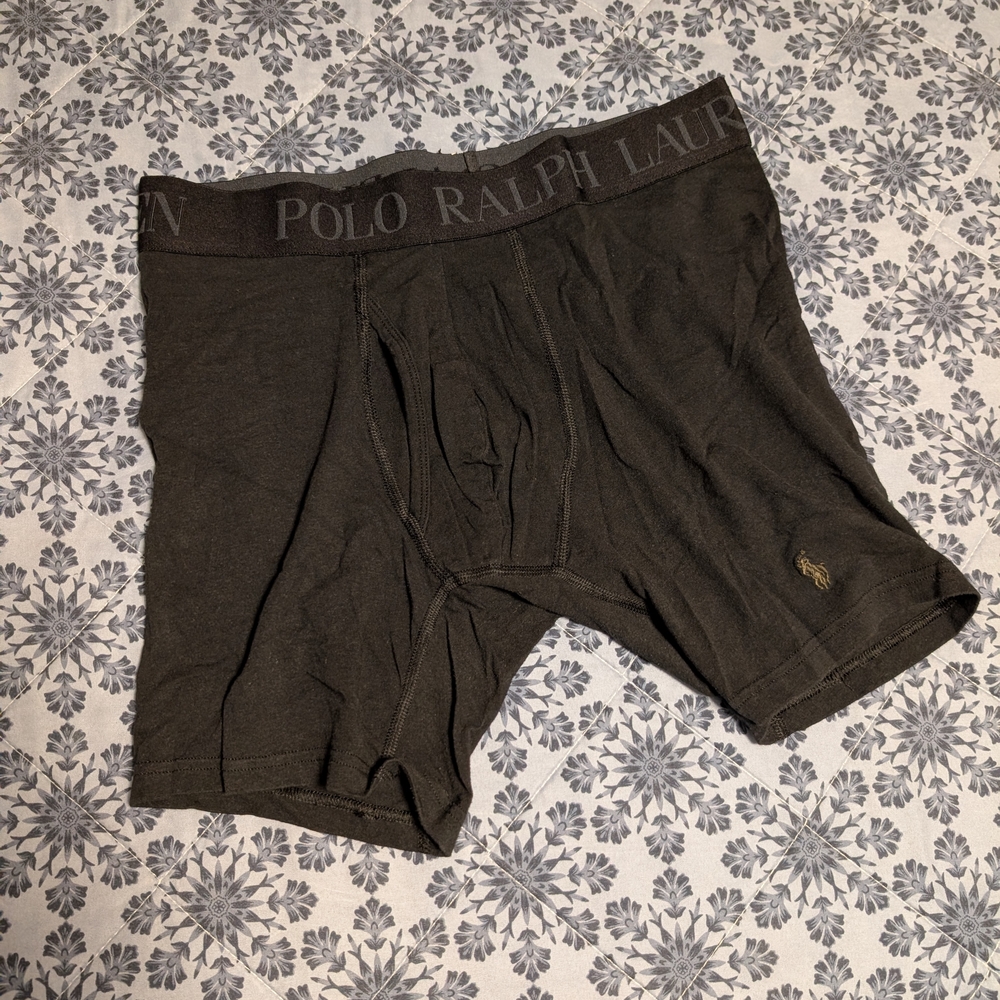 Polo by Ralph Lauren Men's Black Boxer Briefs